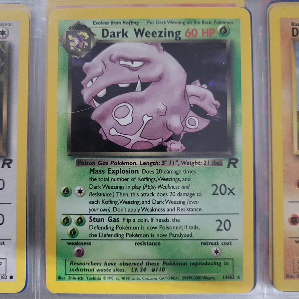 Pokemon Card Dark Weezing